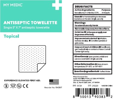 Label Image (Antiseptic Towelette Bzk 013)